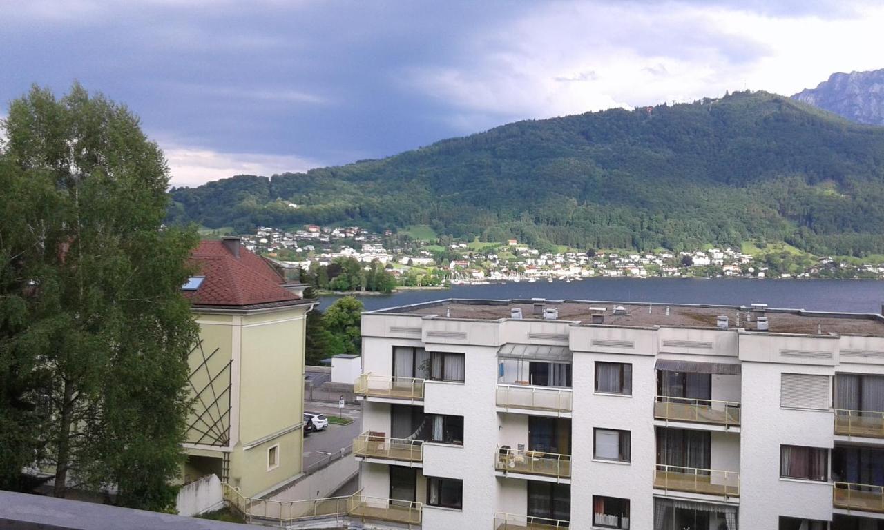 Vintage Garconiere Mit Balkon - 25 M2 Lejlighed Gmunden Eksteriør billede